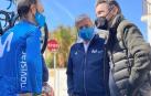 Juan Carlos Unzué, con el Movistar en la Volta