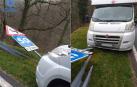 Un atendido por la Policía Nacional tras sufrir un accidente con su autocaravana