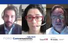 Ricardo Trujillo, Carlota del Amo y Álvaro Bordas, en el V Foro Comversaciones más cerca.