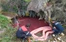 Identificado el presunto autor de un vertido de gasoil en el río Unzu