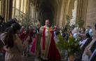 Galería de fotos de la celebración del Domingo de Ramos en la Catedral de Pamplona.