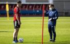 Osasuna comienza la semana con una sesión de trabajo individual
