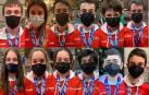 12 medallas en el nacional de lucha para Navarra