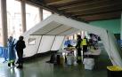 Este sábado, 10 de abril, se ha abierto como centro de vacunación contra el Covid-19 el antiguo Colegio de Maristas, en Pamplona. Se trata de un espacio muy amplio con una importante capacidad para la administración de vacunas. Esta instalación se une a las ya utilizadas con este fin en la comarca de Pamplona, el polideportivo de la UPNA y Forem,