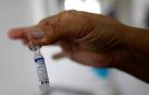Un vial de la vacuna rusa Spútnik V.