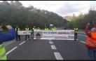 Vídeo de cortes de protesta en la N-121-A en Baztan