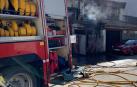 Arde un garaje con vehículos y aperos agrícolas en Abárzuza