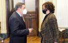 La consejera Gómez y el ministro Planas muestran su sintonía sobre la nueva PAC