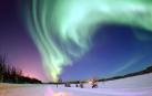 Aurora boreal en Alaska