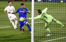 Courtois salva un punto para el Real Madrid en Getafe