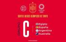 España, en el grupo C con Argentina, Egipto y Australia en Tokio