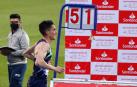 Daniel Mateo bate el récord de España de la hora en pista, que poseía Mariano Haro desde 1975
