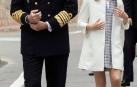 Los reyes han presidido este jueves la puesta a flote del nuevo submarino de la Armada, el S-81 Isaac Peral, en los astilleros de Navantia en Cartagena, en la que han estado acompañados por sus hijas, Leonor, princesa de Asturias y madrina del bautizo del sumergible, y la infanta Sofía.