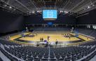 Basket Navarra se adapta a la cancha del pabellón Navarra Arena