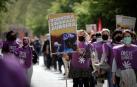 Una marcha rechaza en Pamplona la detención de sindicalistas de LAB