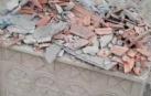 Destrozan el trono mirador en el Barranco del Rey de Funes