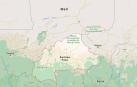 Mapa de Burkina Faso.