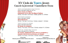 Cuatro compañías participan en el XV Ciclo de Teatro de la Casa de la Juventud