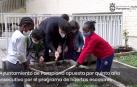 Las huertas escolares seguirán el próximo cursos en los colegios de Pamplona