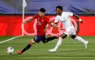 Imágenes del partido entre Real Madrid y Osasuna en el estadio Alfredo Di Stéfano.