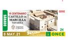 El Castillo de Marcilla conmemora su VI Centenario en el cupón de la ONCE