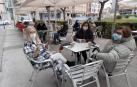 Barañáin, Pamplona, Estella y Tudela, así como el resto de la Comunidad foral, recibieron con visitantes la reapertura de las terrazas de los establecimientos hosteleros este jueves, 26 de noviembre.