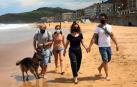 El primer día sin cierre perimetras tras el fin del estado de alarma, San Sebastián y Zarautz se confirmaron como dos de los destinos predilectos para los navarros