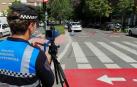 La Policía Municipal inicia una campaña de control de velocidad en Pamplona