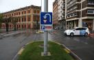La señal que permite 'regresar' de la zona de tráfico restringido