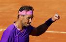 Nadal salva dos bolas de partido en contra y pasa a cuartos en Roma