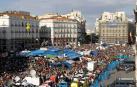 Acampada del 15M en la Puerta del Sol de Madrid en 2011.