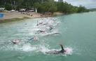 Vídeo de la salida del VI Half Triathlon Pamplona-Iruña