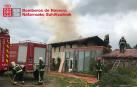 Un incendio destruye una vivienda en Berroeta (Baztan)