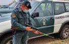 La Guardia Civil interviene un rifle a una persona que cazaba de noche en la Ribera