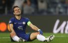 El navarro César Azpilicueta, emocionado tras ganar la Champions League con el Chelsea.