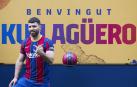 Presentación de Sergio "Kun" Agüero como nuevo jugador del FC Barcelona