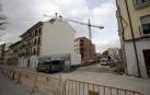 Aspecto que presentaba en marzo pasado la parcela de la calle Mayor ahora vendida y con otras obras.