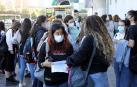 Casi 3.900 alumnos convocados en los campus universitarios de Pamplona y Tudela.