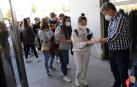 Casi 3.900 alumnos convocados en los campus universitarios de Pamplona y Tudela.