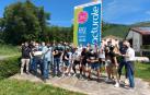 Los jugadores de Osasuna Magna visitan la granja de Lacturale