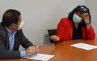 La directora gerente del INAI-NABI, Eva Istúriz, y el presidente de la FNMC, Juan Carlos Castillo, en la firma del convenio.