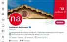 Cuenta del Gobierno de Navarra en Twitter.