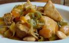 Pollo con almendras