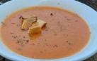 Receta de sopa de tomate con albahaca