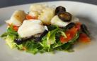 Ensalada con vinagreta de naranja