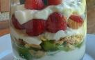 Receta de yogur con frutos rojos y cereales