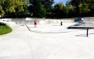 El skatepark del parque de Antoniutti, tras su reapertura.