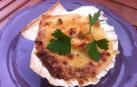 Imagen de la concha rellena de bechamel marina