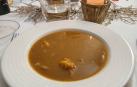 Imagen de la sopa de gambones y calamares