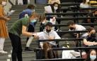 Casi 3.900 alumnos convocados en los campus universitarios de Pamplona y Tudela.